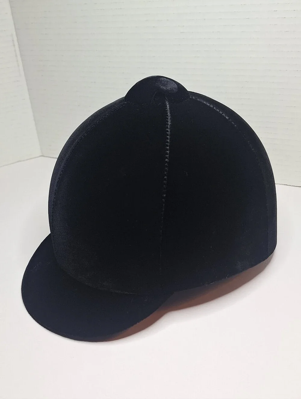 Lexington Safety Products Black Velvet Equestrian Riding Helmet EUC Read All